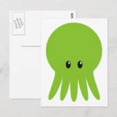 Carte Postale Cute Cthulhu (Devant / Derrière)