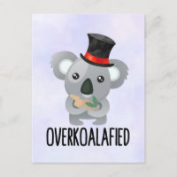 Cute de Pun Koala surkoalaaaated en chapeau supéri