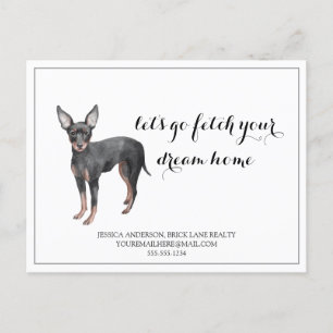 Carte Postale Cute Dog Immobilier Acheter Marketing