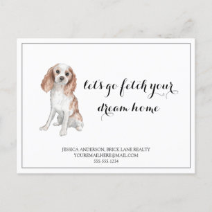 Carte Postale Cute Dog Immobilier Acheter Marketing