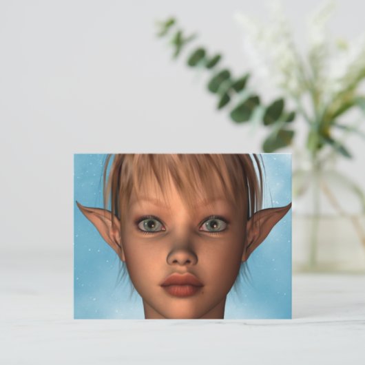 Carte Postale Cute Elf (Debout devant)