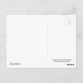 Carte Postale Cute et convivial Chipmunk (Dos)