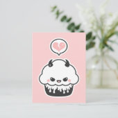 Carte Postale Cute Evil Cupcake (Debout devant)