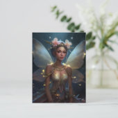 Carte Postale Cute Fairy Girl Imaginaire Art (Debout devant)