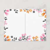 Carte Postale Cute Fantôme Séjour Éffrayant Halloween (Dos)