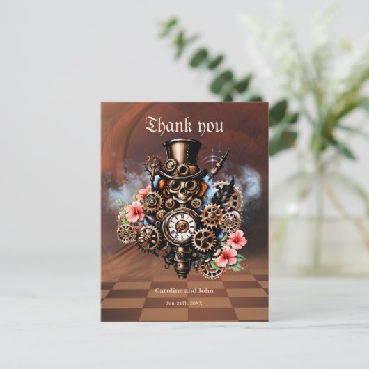 Carte Postale Cute femmes steampunk (Debout devant)