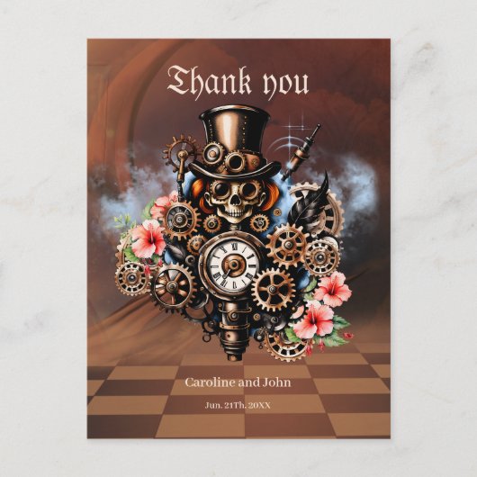 Carte Postale Cute femmes steampunk (Devant)