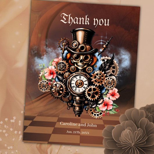 Carte Postale Cute femmes steampunk
