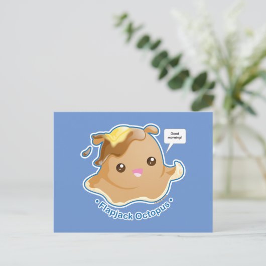 Carte Postale Cute flapjack Octopus (Debout devant)
