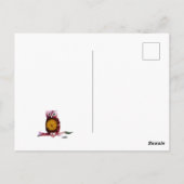 Carte postale Cute Floral Owl (Dos)