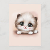Carte Postale Cute Fluffy Furr Ball Kitten (Devant)
