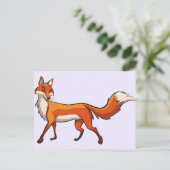 Carte Postale Cute Fox (Debout devant)