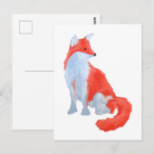 Carte Postale Cute Fox (Devant / Derrière)