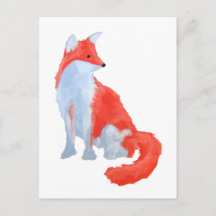 Carte Postale Cute Fox