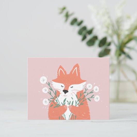 Carte Postale Cute Fox (Debout devant)