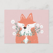 Carte Postale Cute Fox (Devant)
