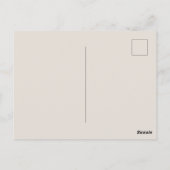 Carte Postale Cute fox lovers customizable (Dos)