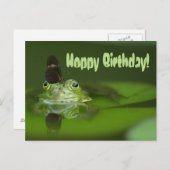 Carte Postale Cute frog (Devant / Derrière)