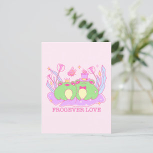 Carte Postale Cute Frog - Frogever Love
