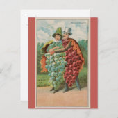 Carte Postale Cute Funny Couple Vintage Valentine's Day (Devant / Derrière)