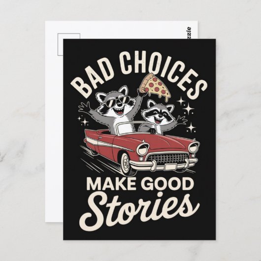 Carte Postale Cute Funny Humor Friend Friendship BFF (Devant / Derrière)