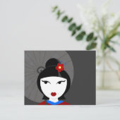 Carte Postale Cute Geisha (Debout devant)