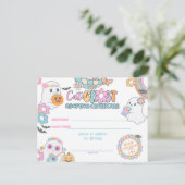 Carte Postale Cute Ghost Adoption Certificate (Debout devant)