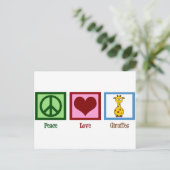 Carte Postale Cute Giraffe (Debout devant)