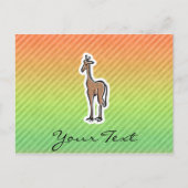 Carte Postale Cute Giraffe ; Colorul (Devant)
