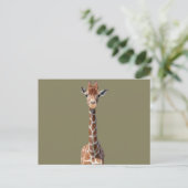 Carte Postale Cute giraffe face (Debout devant)