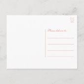 Carte Postale Cute Gnome Orange Mariage Merci Rustique Boho (Dos)