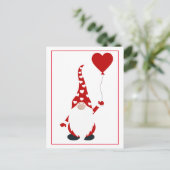 Carte Postale Cute Gnome Valentine (Debout devant)
