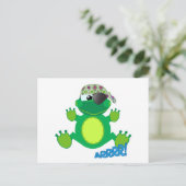 Carte Postale Cute Goofkins frogate pirate (Debout devant)