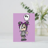Carte Postale Cute Goth Girl (Debout devant)