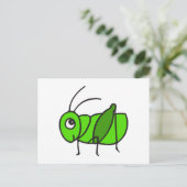Carte Postale Cute Grasshopper (Debout devant)