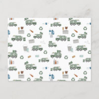 Cute Green Recycling Camion Enfants Véhicules Moti