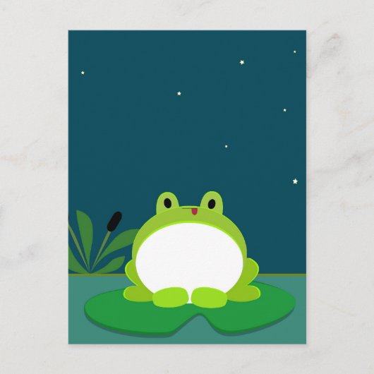 Carte Postale Cute grenouille (Devant)