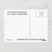 Carte Postale Cute Grote Bunny "For Somebunny Spec (Dos)