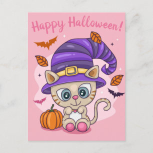 Carte Postale Cute Halloween
