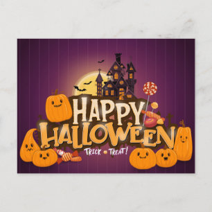 Carte Postale Cute Halloween