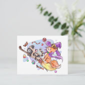 Carte Postale Cute Halloween (Debout devant)