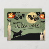 Carte Postale Cute Halloween (Devant / Derrière)