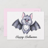 Carte Postale Cute Halloween (Devant / Derrière)