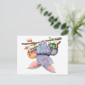 Carte Postale Cute Halloween (Debout devant)