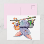 Carte Postale Cute Halloween (Devant / Derrière)