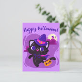 Carte Postale Cute Halloween (Debout devant)