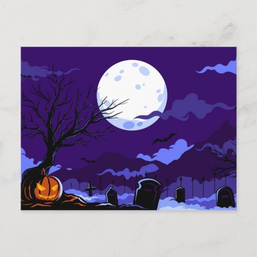 Carte Postale Cute Halloween (Devant)