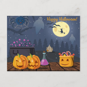 Carte Postale Cute Halloween