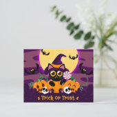 Carte Postale Cute Halloween (Debout devant)