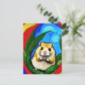 Carte postale Cute Hamster (Debout devant)